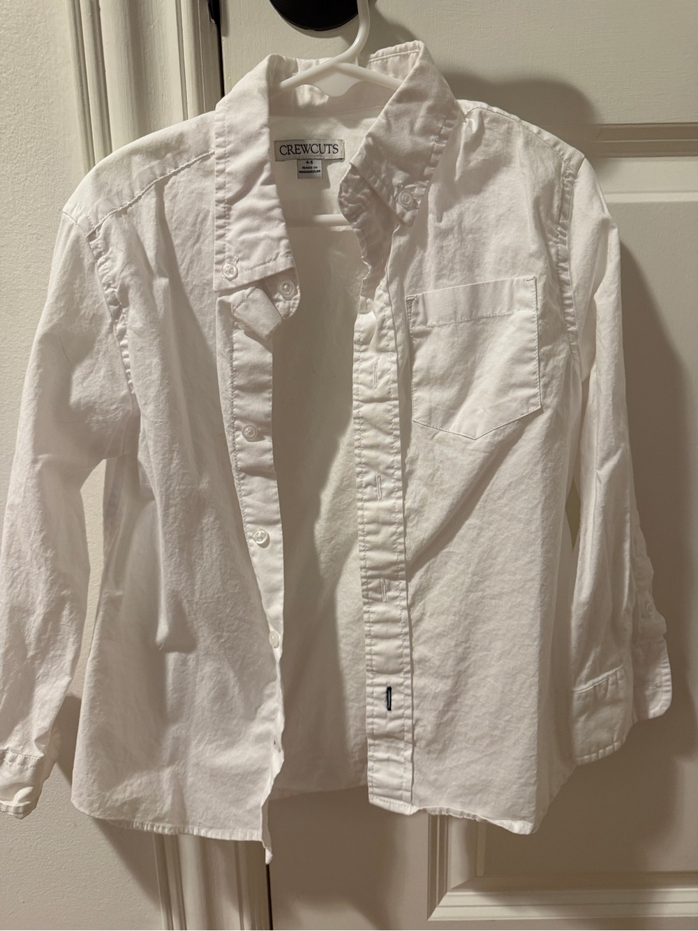 White Crewcuts Button Down